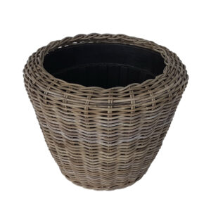 Jumbo Pot Basket Kubu Grey With  Plastic