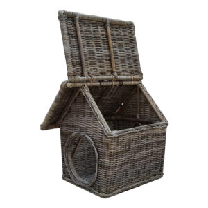 Snoopy Cat House Open Lid