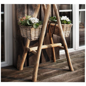 Balcony Basket  With Flower