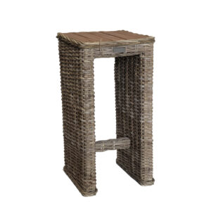 Console Table Kubu Grey Teak  Wooden Top