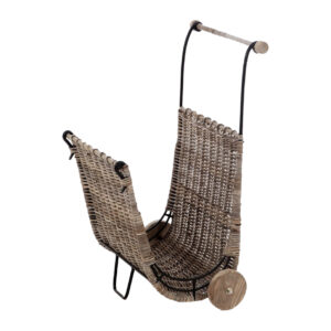 Fire Wood Kubu Grey Iron  Frame