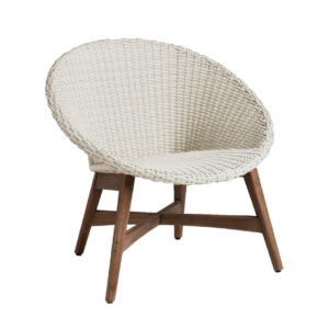 Verugia Chair Syntetic Rattan  Wooden Legs