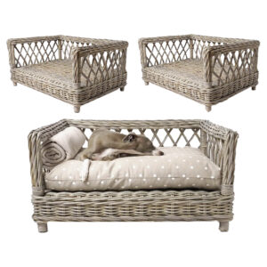 Set Of  Heli Dog Bed Open Weave