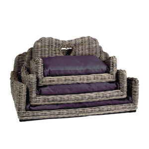 Set Of  Madison Dog Bed Kubu Grey