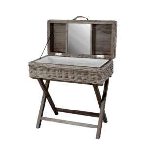 Suitcase Storage With Polding Leg