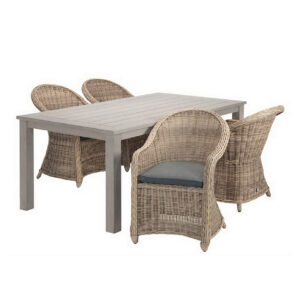 Roma Dining Setting Synteic  Rattan