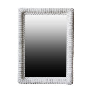 Rect Rattan Mirror