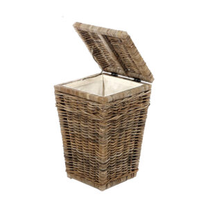 Square Taver  Laundry Basket Kubu Grey With Lining