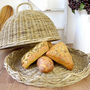 Round Bread Basket With Lid
