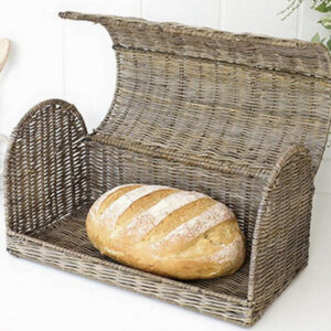 Bead Basket  Slim Rattan