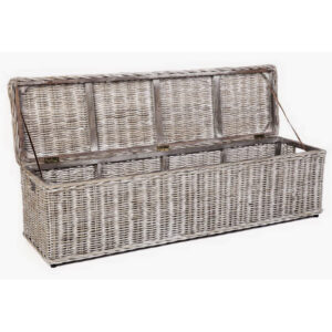 Bench Trunk Kubu Grey White Wash