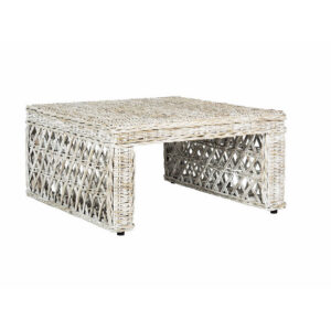 Square Table Kubu Grey White Wash