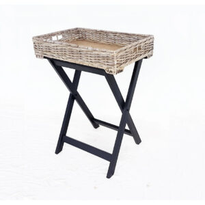 Folding Table Kubu Grey Wooden Legs
