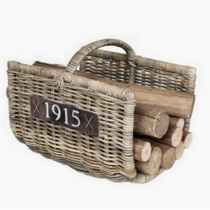 Log Basket With Handle