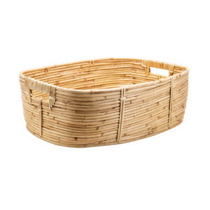 Oval Tray Basket Twist Weaving Model