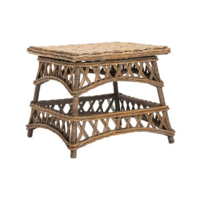 Olympia Side Table Brown Wash