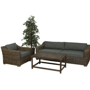 Madrid Lounge Setting Kubu Grey