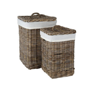Set Of 2 Square Laundry Basket