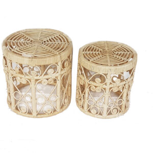 Rattan Set of Small Table